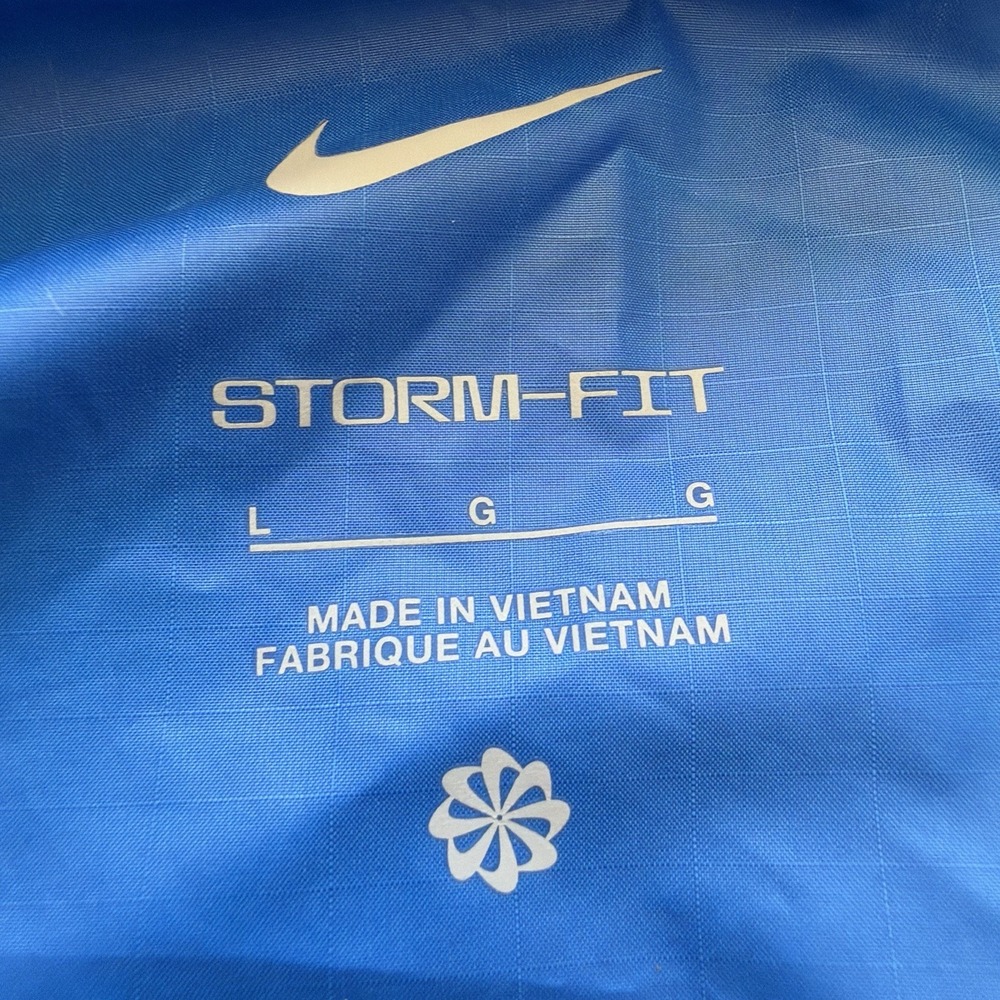 Nike Trail Storm-FIT Hooded Jacket Mens L Orange Blue CZ9054-869 - Picture 8 of 13